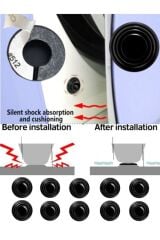 Araba Kapı Kaput Bagaj Çarpma Önleyici Ped 10’lu Set – Ses ve Darbe Emici