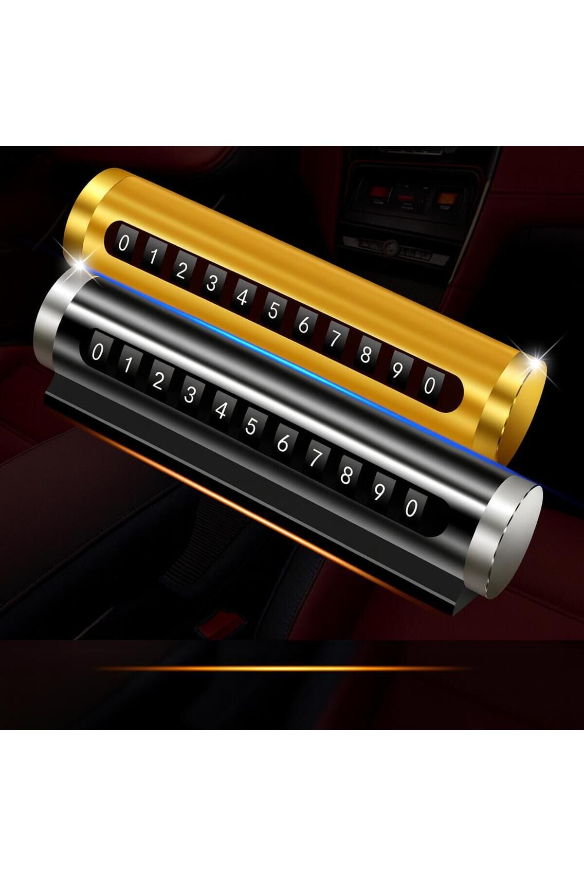 Çevirmeli Ayarlı Torpido Üstü Silindir Numaratör – Geçici Park Numarası Aparatı