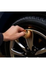 Gold Hazneli Detay Fırçası – Yumuşak Kıllı Jant, Lastik ve İç Detay Temizlik Fırçası