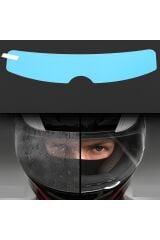 Motosiklet Kaskı Buğu ve Yağmur Önleyici Film – Şeffaf Koruyucu Vizör Filmi