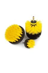 Matkap Ucu Detay Temizlik Fırça Seti 3’lü - Araç, Ev ve Genel Temizlik Uyumlu