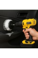 Matkap Ucu Detay Temizlik Fırça Seti 3’lü - Araç, Ev ve Genel Temizlik Uyumlu