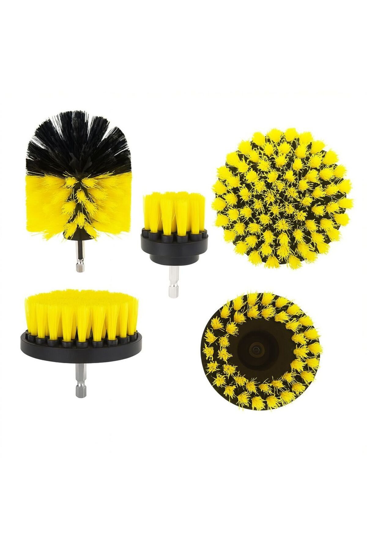 Matkap Ucu Detay Temizlik Fırça Seti 3’lü - Araç, Ev ve Genel Temizlik Uyumlu