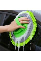 Araç Temizleme Mop Saplı Mikrofiber Yıkama ve Toz Alma Aparatı Islak/Kuru Kullanım