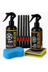 Jant Temizleme Seti – Demir Tozu ve Jant Temizleyici + 5’li Detay Fırçası