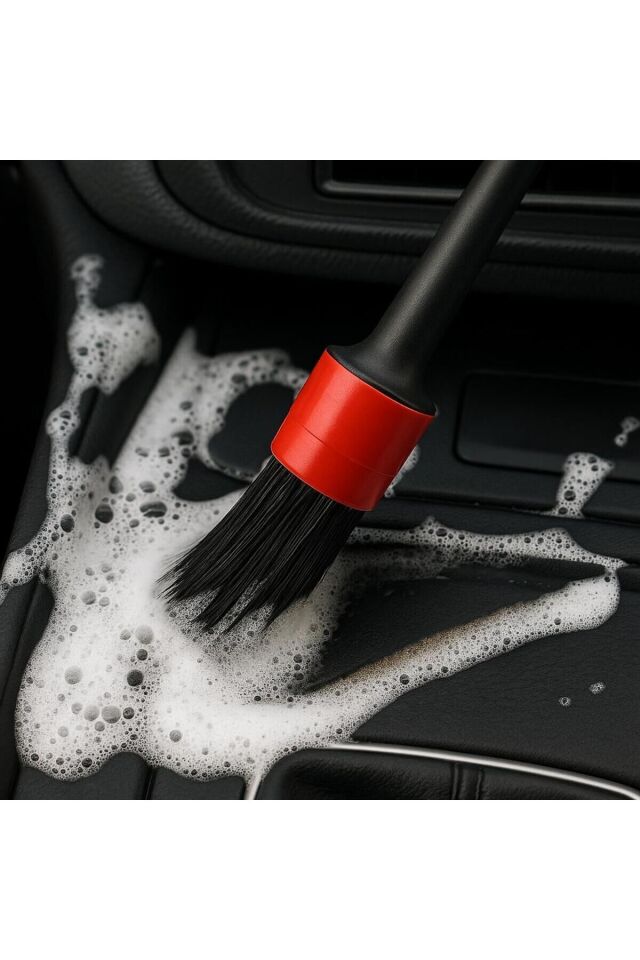 5’li Oto Detay Fırçası Seti Araç İçi Konsol Vites Havalandırma Toz Kir Temizleme