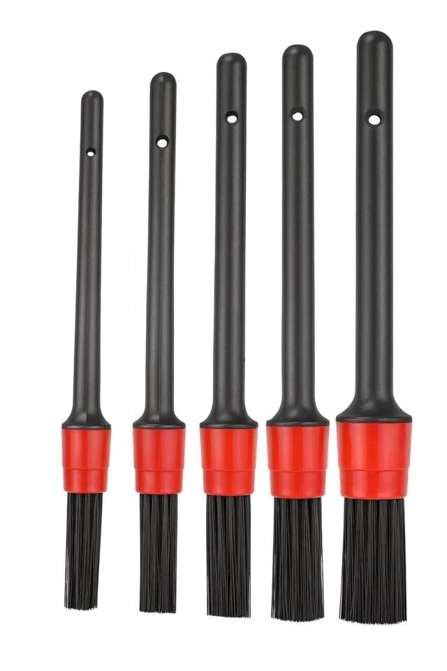 5’li Oto Detay Fırçası Seti Araç İçi Konsol Vites Havalandırma Toz Kir Temizleme