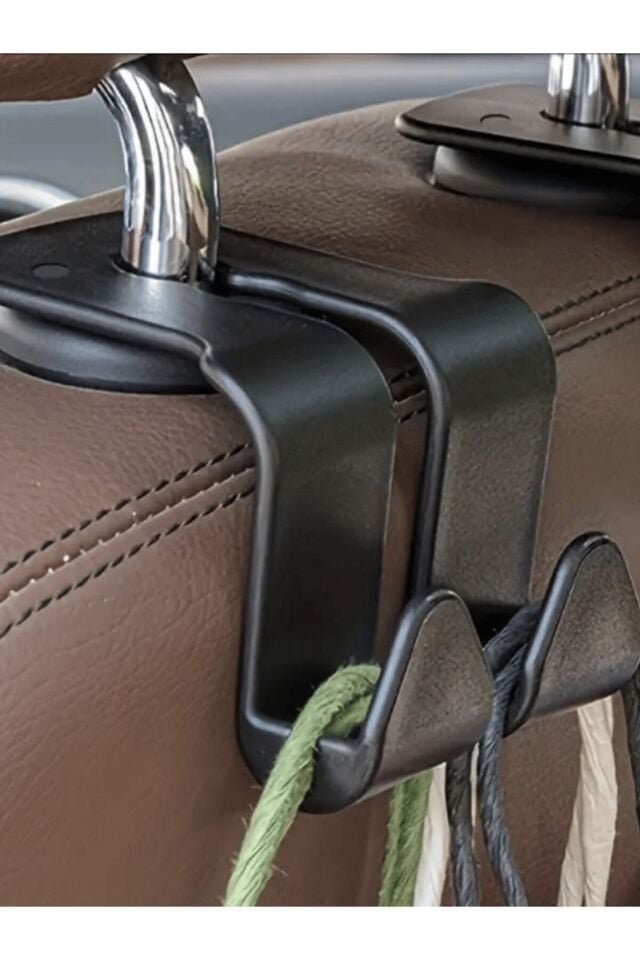 2 ADET ARABA KOLTUK ARKASI KANCA ÇOK FONKSİYONLU TELEFON TUTUCU ARAÇ ÇANTA ASKISI