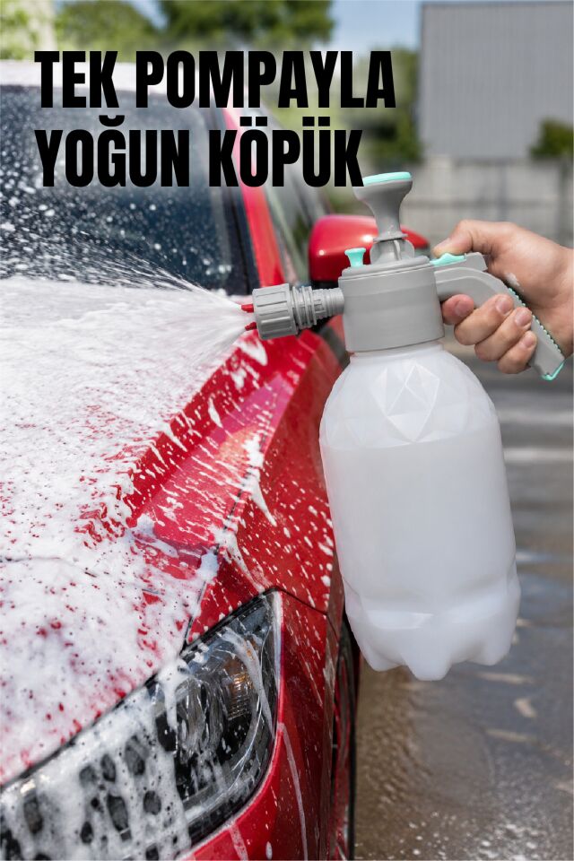 Basınçlı Köpük Pompası 2 Litre – Oto Yıkama ve Temizlik Spreyi