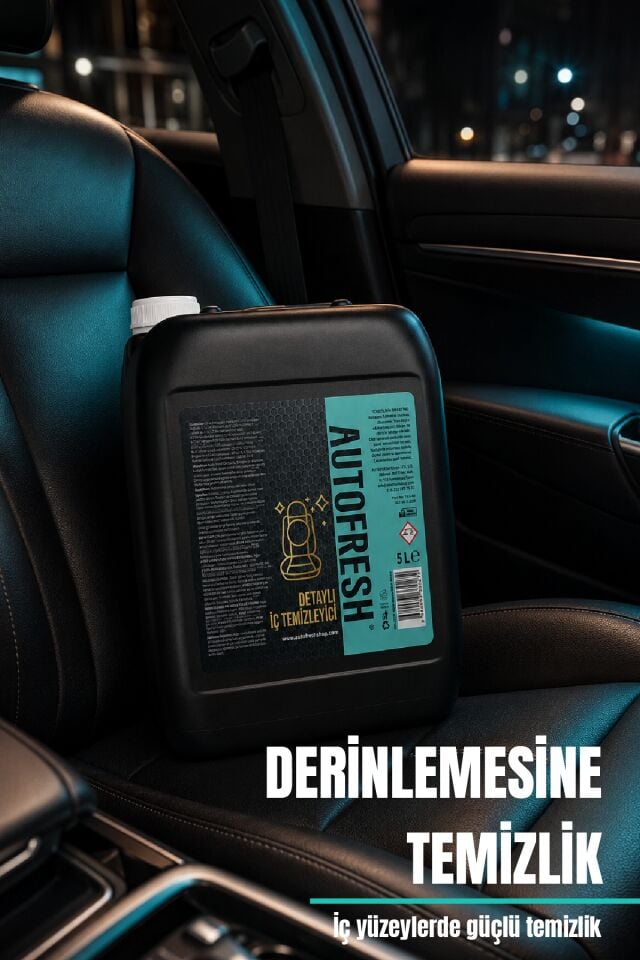 Profesyonel Araç Içi Detaylı Temizleme Solüsyonu 5 Litre Oto Leke Kir Temizleyici Halı Koltuk Tavan