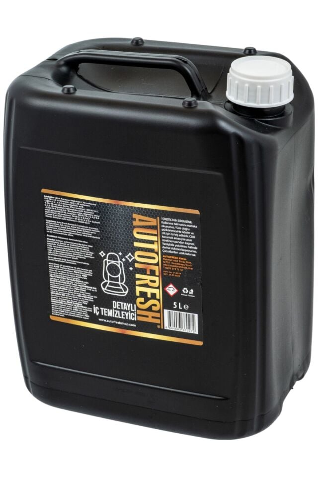 Profesyonel Araç Içi Detaylı Temizleme Solüsyonu 5 Litre Oto Leke Kir Temizleyici Halı Koltuk Tavan