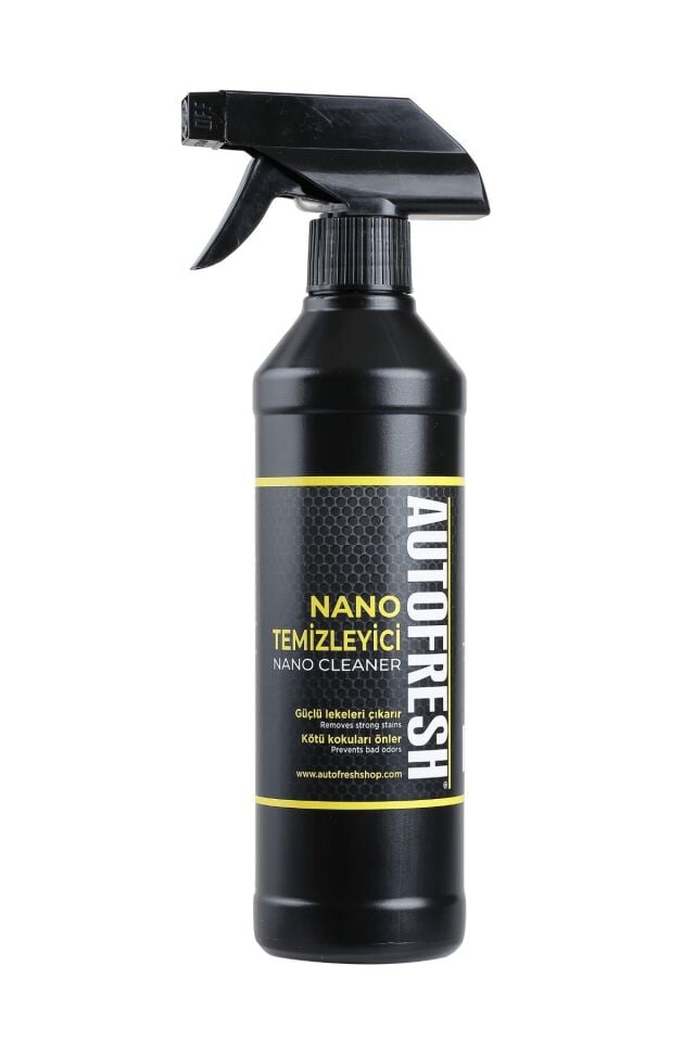 NANO TEMİZLEYİCİ 500 ML SET GÜÇLÜ ETKİ MİKROFİBER BEZ VE HAZNELİ FIRÇA