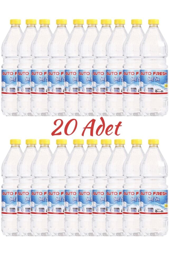 SAF SU 1 LT 2O'Lİ PAKET DİSTİLE SU SAFSU 20 ADET AKÜ ÜTÜ SUYU
