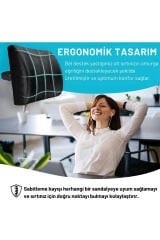 ORTOPEDİK ARAÇ OTO BEL DESTEK MİNDER YASTIĞI SIRT MİNDERİ OFİS SANDALYE DESTEĞİ