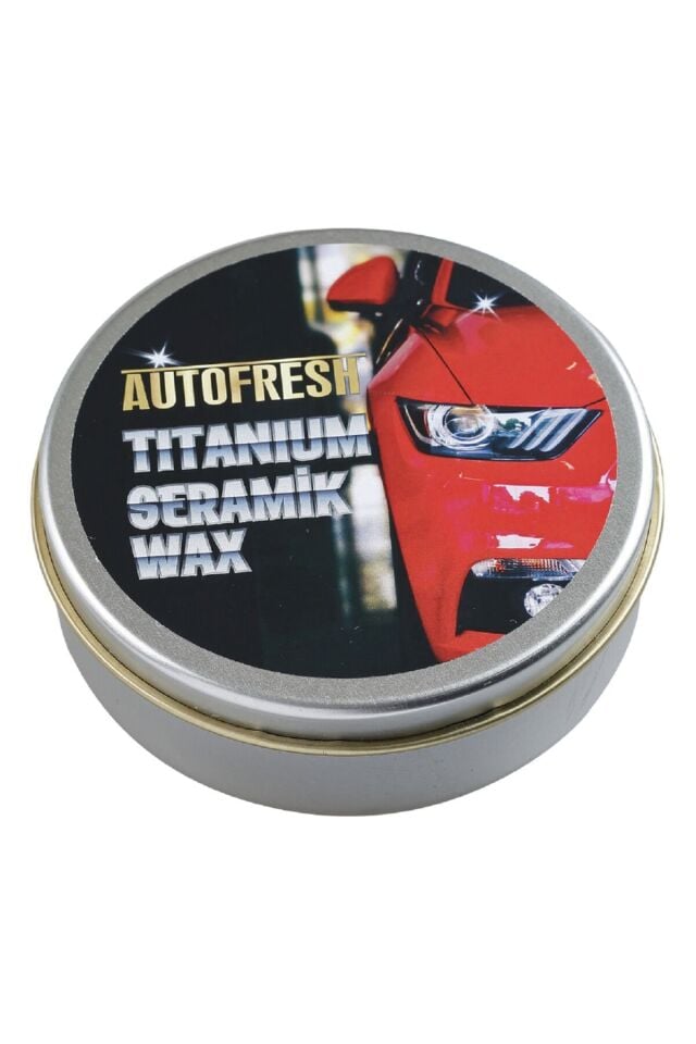 TİTANYUM SERAMİK  Uyumlu  WAX ARAÇ PARLATICI CANUABA WAX 175 GRAM BEZ VE SÜNGER HEDİYELİ