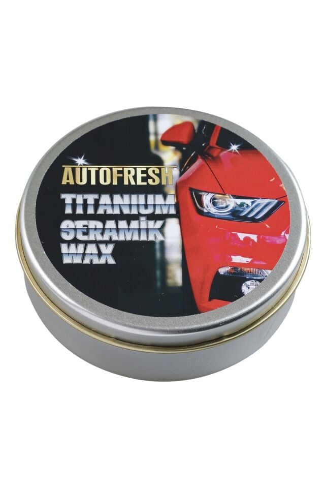 TİTANYUM SERAMİK  Uyumlu  WAX ARAÇ PARLATICI CANUABA WAX 175 GRAM BEZ VE SÜNGER HEDİYELİ
