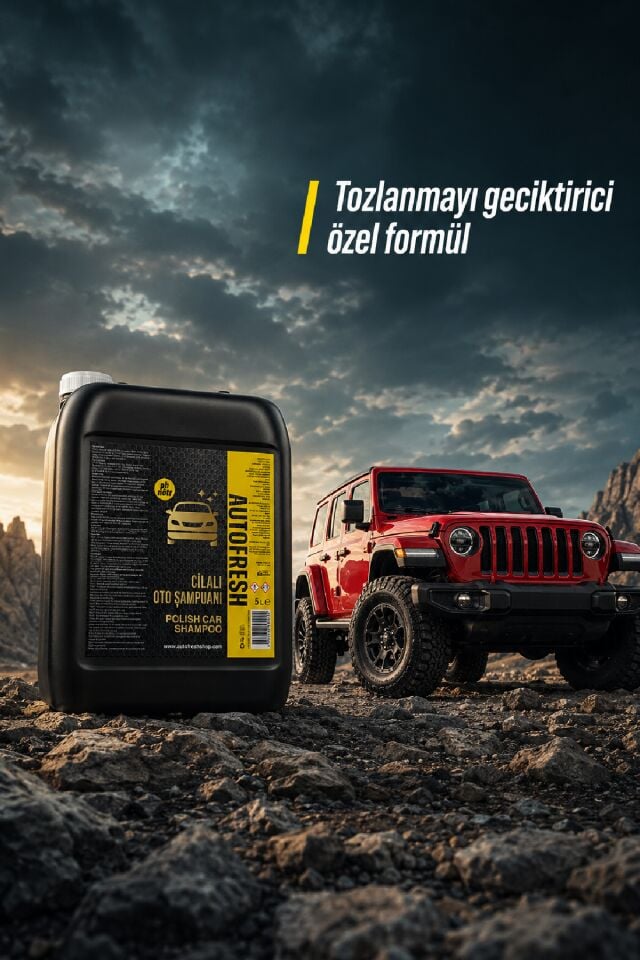 Cilalı Oto Şampuanı 5 Kg Ph Nötr Kilitli Folyolu Kapak Araç Araba Yıkama Şampuan