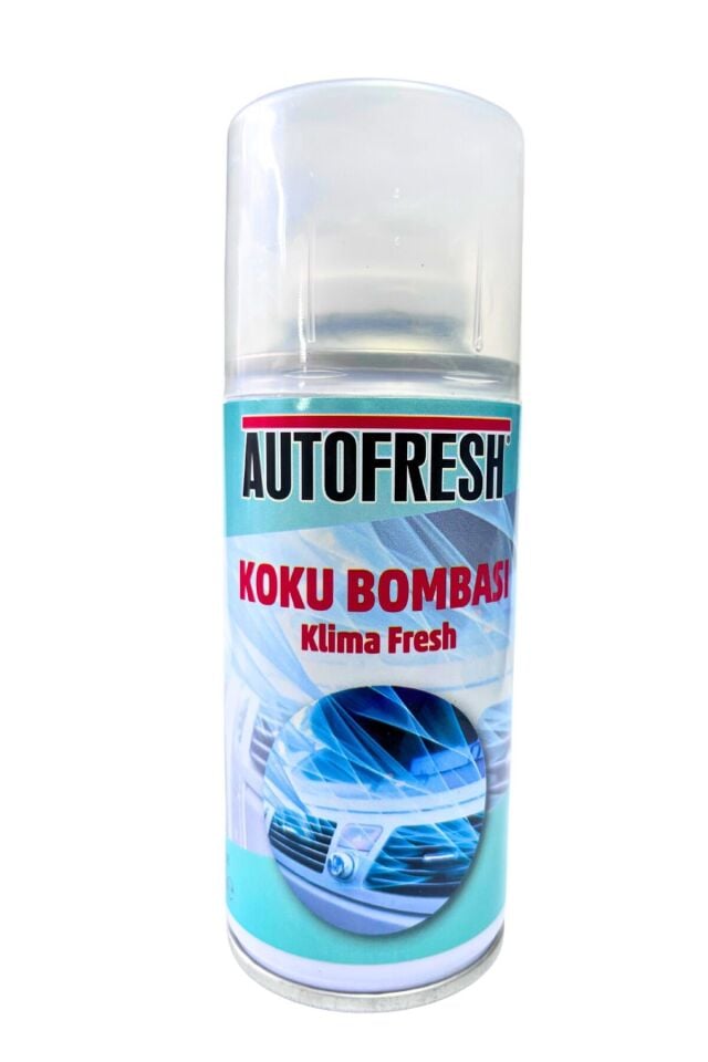Koku Bombası Klima Fresh Klima Temizleyici Kötü Koku Giderici Sprey Amber Esanslı 150 ML