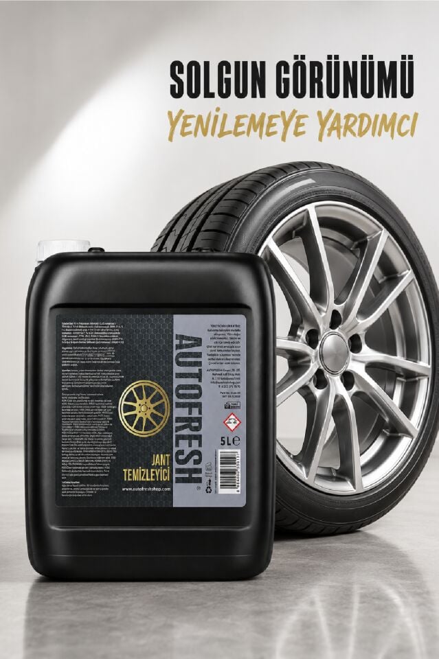 Jant Temizleyici Oto Araç Jant Temizleyici 5 Lt Kostiksiz Formül Sünger Hediyeli