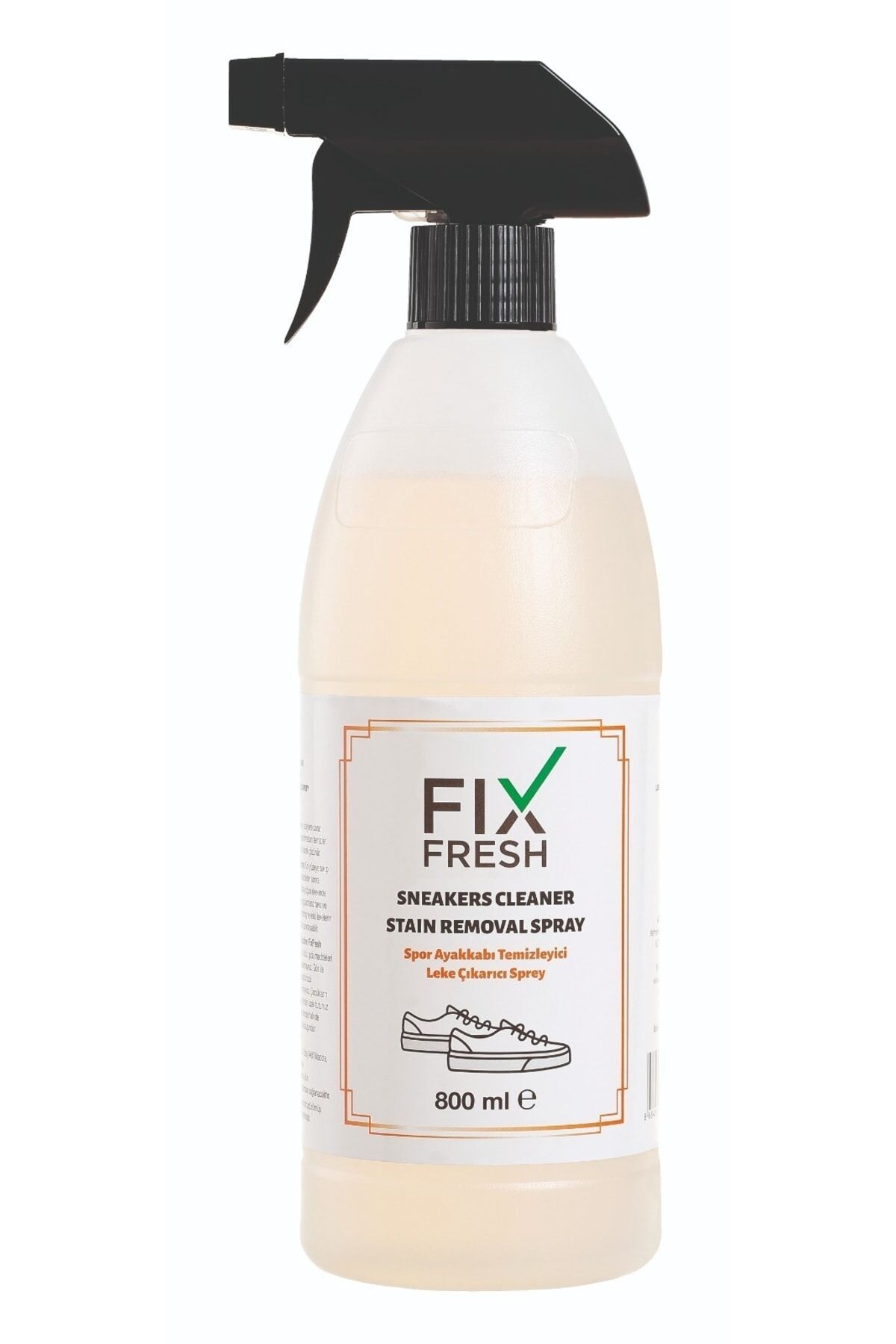 Spor Ayakkabı Temizleyici Sprey Kir Leke Çıkarıcı Ayakkabı Bakım Spreyi 800 Ml