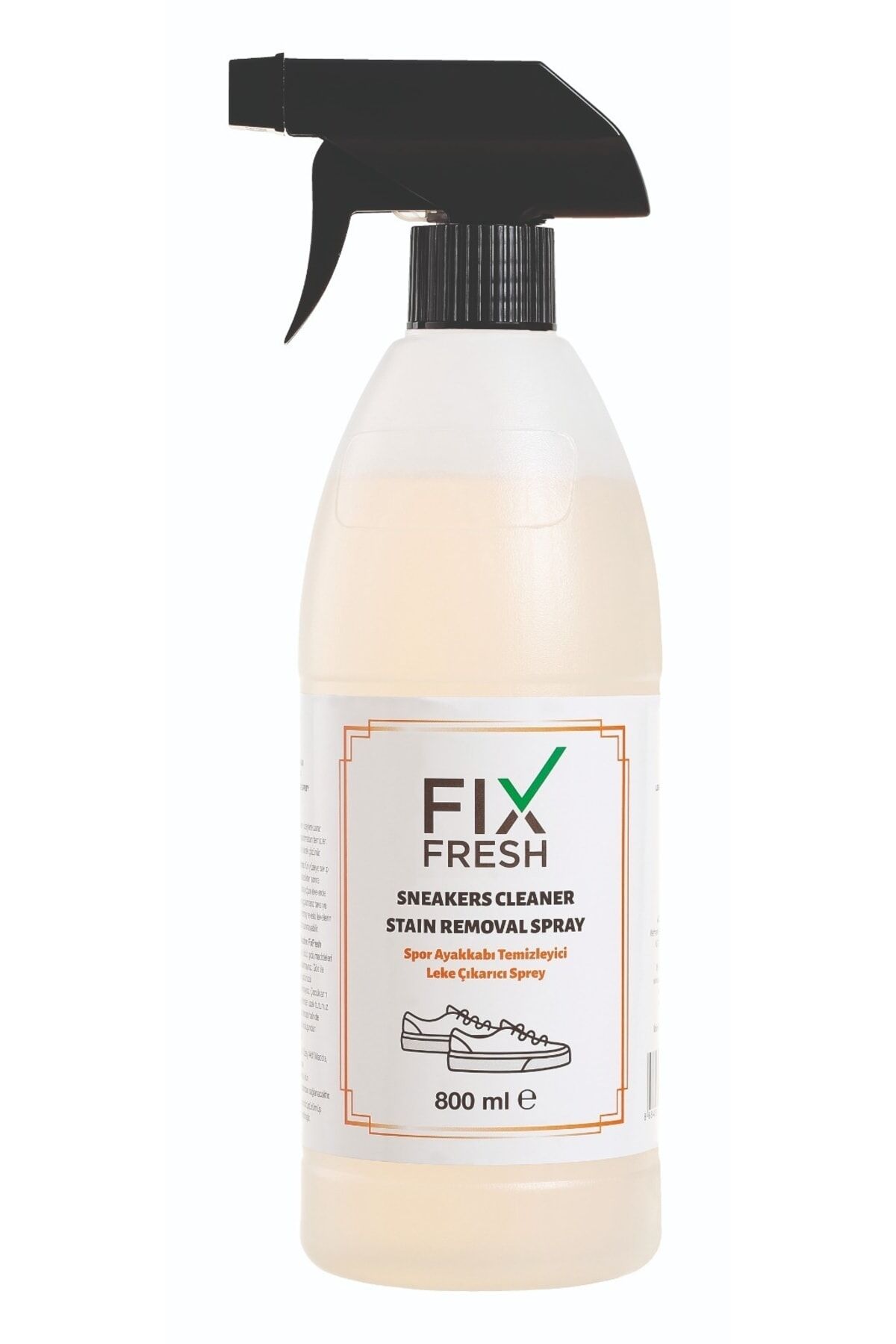 Spor Ayakkabı Temizleyici Sprey Kir Leke Çıkarıcı Ayakkabı Bakım Spreyi 800 Ml