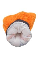 Welsoft Oto Yıkama Eldiveni Astarlı Araç Temizleme Mikrofiber Araba Cila Eldiveni Turuncu