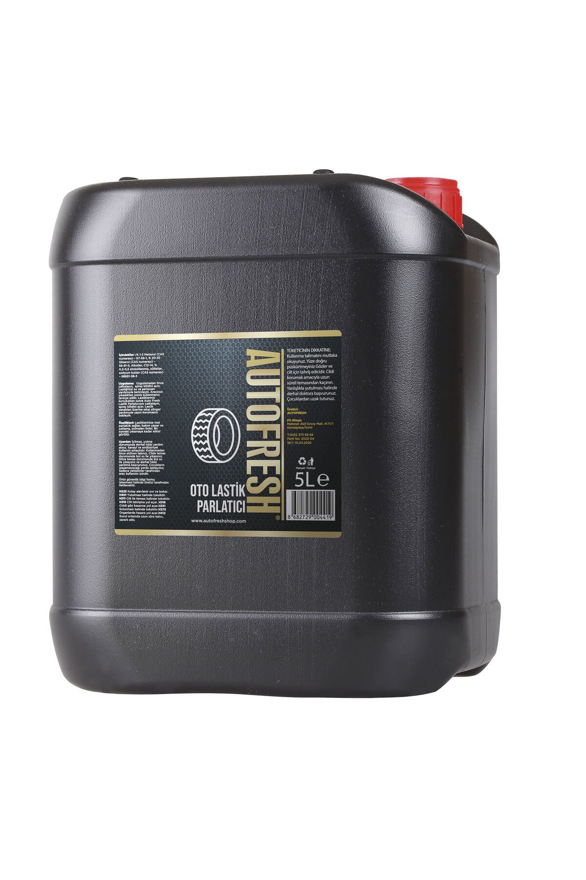 Oto Lastik Parlatıcı 5 Lt Uygulama Süngeri Hediyeli Folyolu Kapak 5 Kg Tampon Parlatıcı