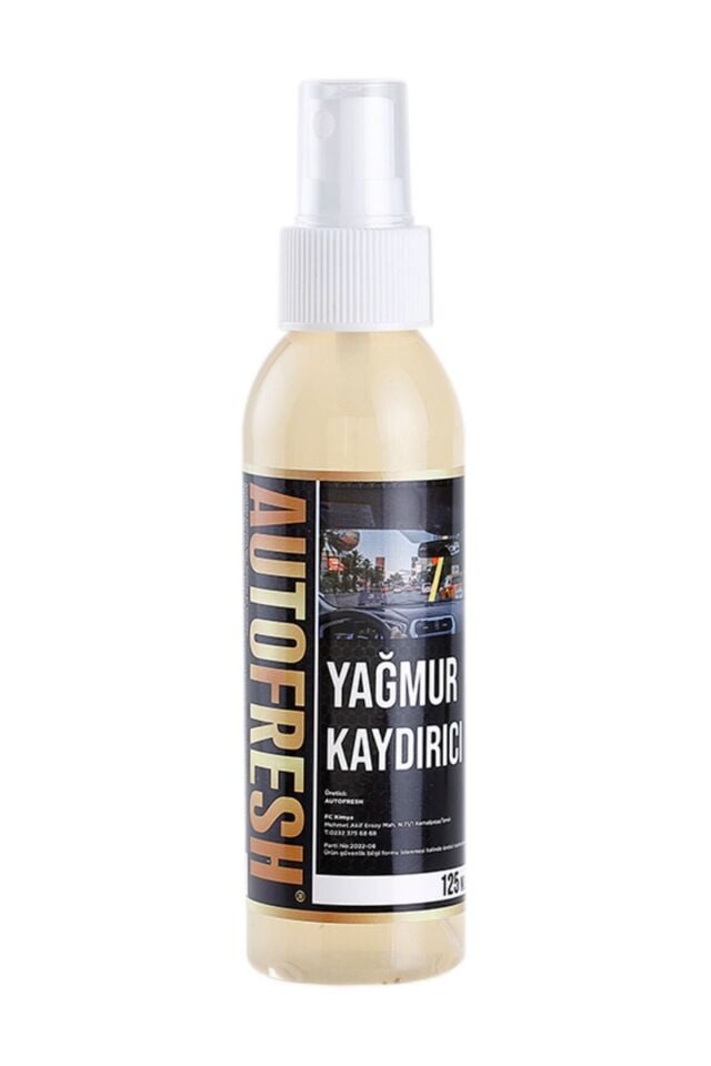 Araç Yağmur Kaydırıcı Sprey Araba Cam Ve Dış Yan Ayna Su Itici 125 Ml