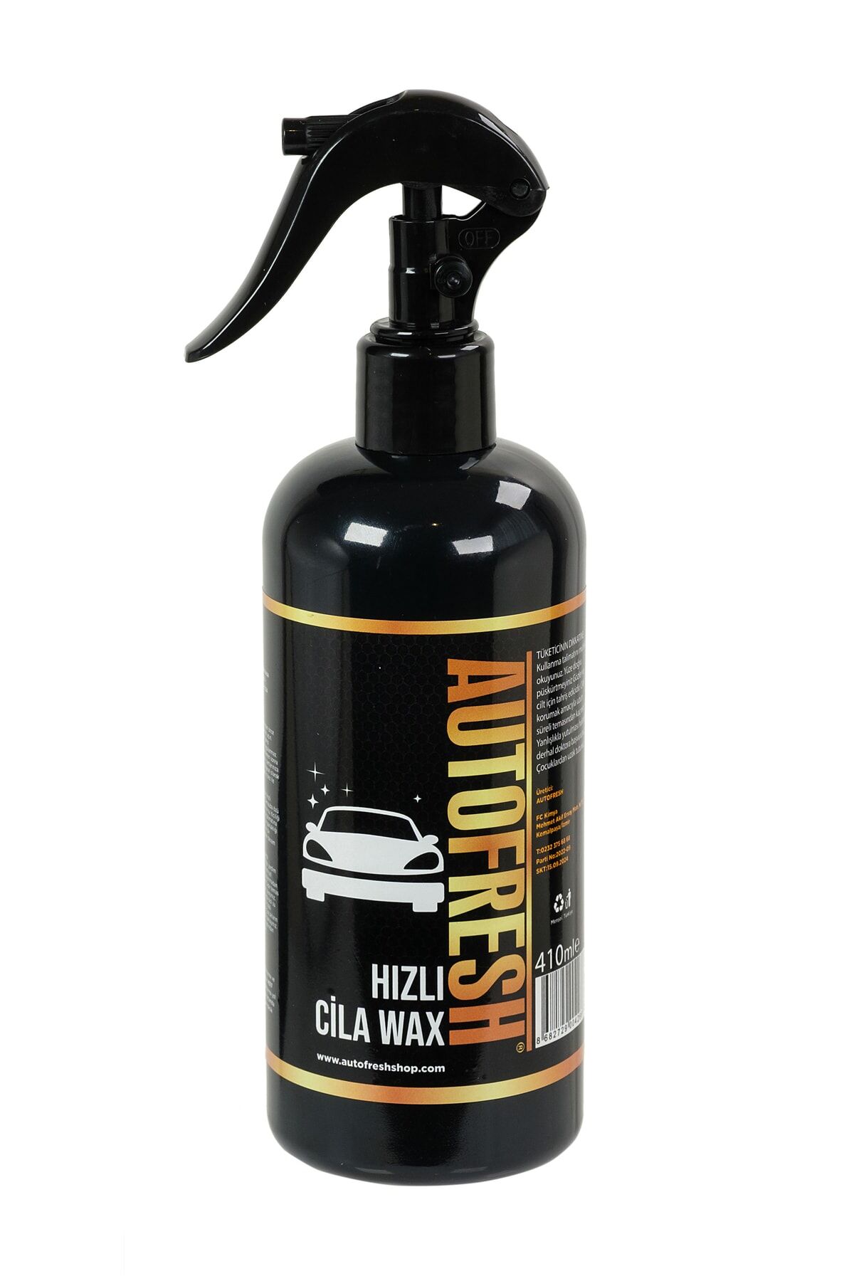 Araç Seramik Etkili Hızlı Cila Oto Parlatıcı Koruyucu Carnauba Wax Sünger Hediyeli 410 ml