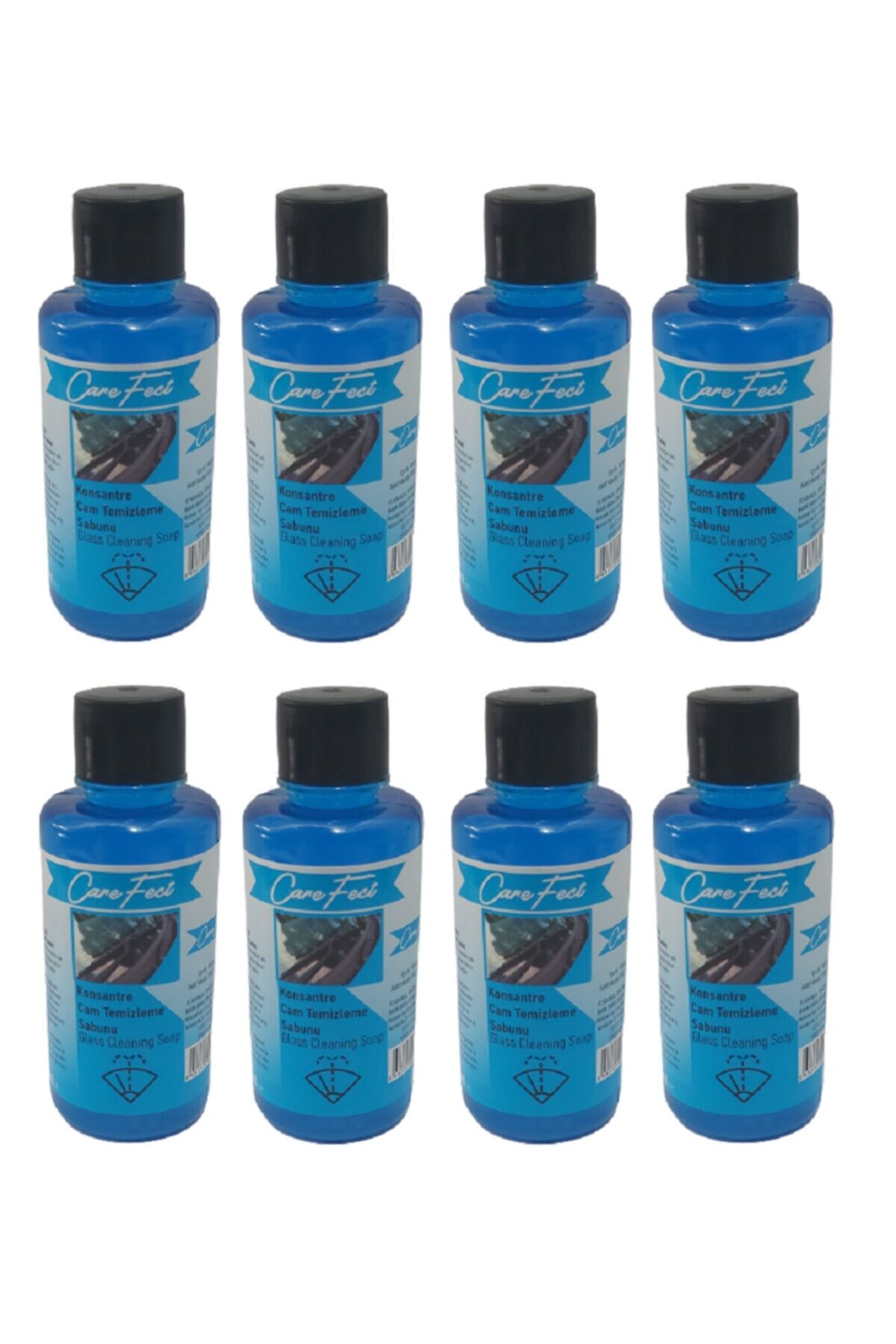 Konsantre Oto Cam Temizleme Sabunu Araç Cam Silecek Suyu 50 Ml X 8 Adet