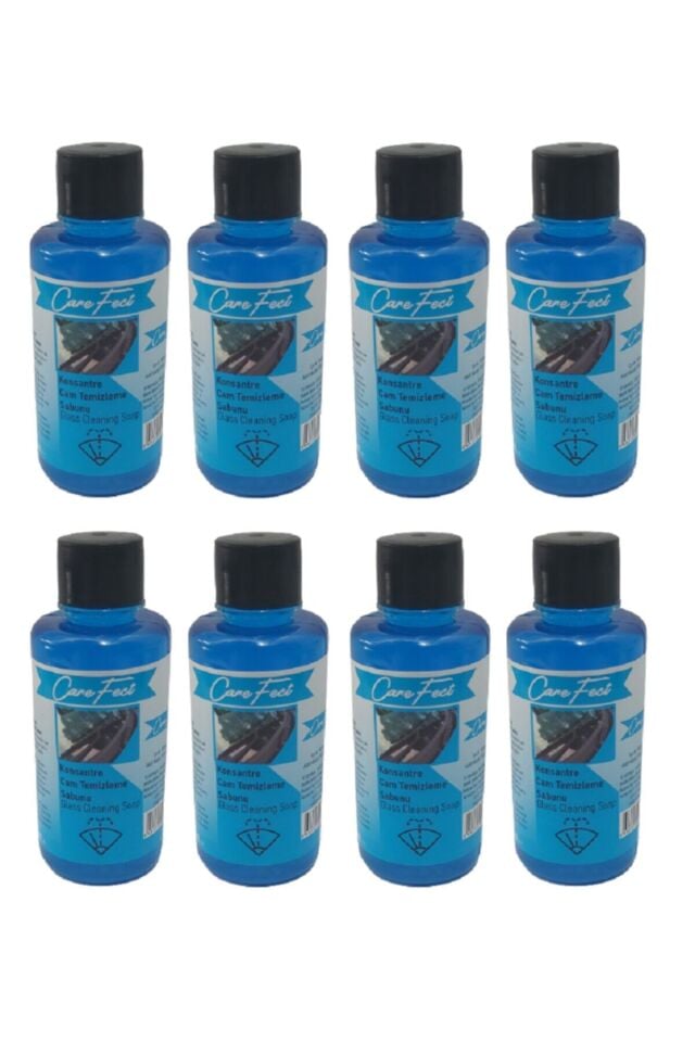 Konsantre Oto Cam Temizleme Sabunu Araç Cam Silecek Suyu 50 Ml X 8 Adet