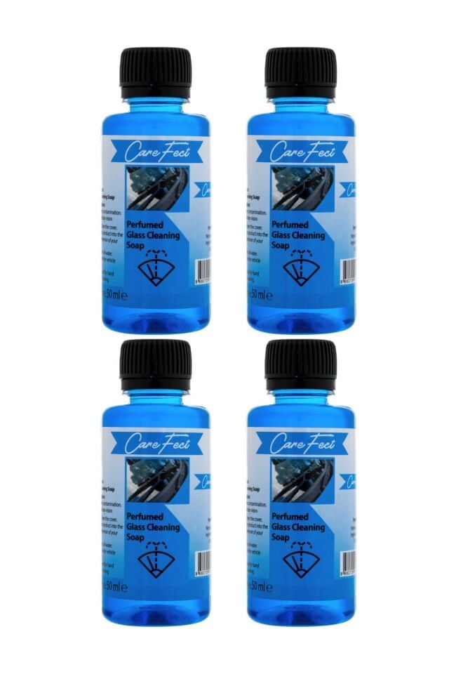 Konsantre Oto Cam Temizleme Sabunu Cam Suyu 50 Ml X 4 Adet Araç Silecek Suyu