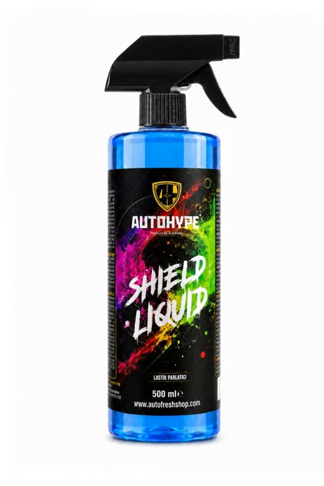 Shield Liquid Lastik Parlatıcı 500 ml | Oto Lastik Bakım ve Koruyucu Parlaklık Ürünü