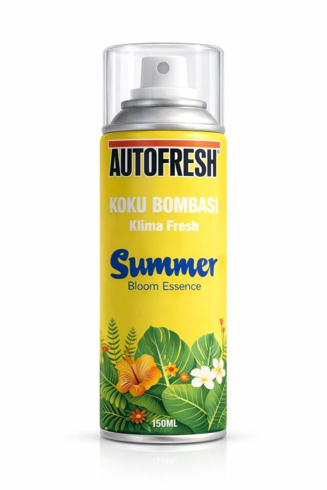 AutoFresh Klima Fresh Koku Bombası 150 ml Summer Bloom Araç İçi Koku Giderici Sprey