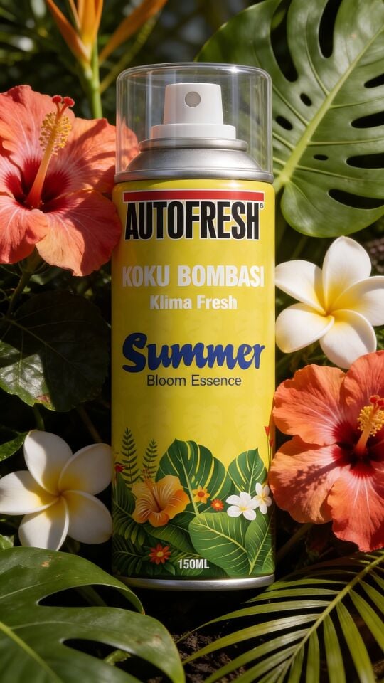 AutoFresh Klima Fresh Koku Bombası 150 ml Summer Bloom Araç İçi Koku Giderici Sprey